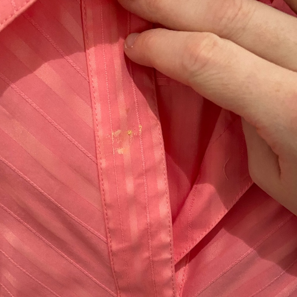 Pink Textured Button Down - Picture 7 of 8
